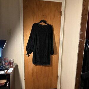 Laundry by Shelli Segal black stretch lace dress size 8